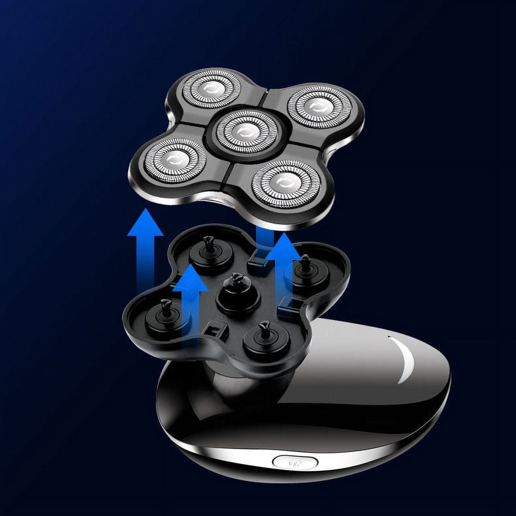 Waterproof Electric Head Shaver